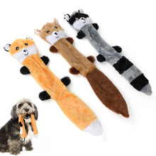 Load image into Gallery viewer, MASBRILL Squirrel Dog Squeaky Toys, 3PCS Crinkle Plush Dog Toys for Teething Chewing- No Stuffing&With Soft Squeaker , Best Birthday Gift For Puppy to Large Size Breeds