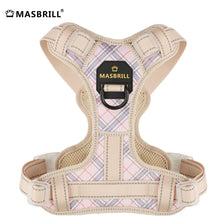 Load image into Gallery viewer, MASBRILL Reflective Dog Harness No Pull Dog Vest Harness with Handle, Breathable Padded Dog Chest Harness Adjustable for Medium Dog-Blue