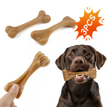 Load image into Gallery viewer, MASBRILL Dog Chew Toys for Aggressive Chewers – 3-Pack, Bone Shape, Eco-Friendly, Teeth Cleaning & Anxiety Relief for Puppy to Medium Dogs