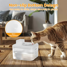 Load image into Gallery viewer, MASBRILL Wireless Cat Water Fountain 60oz/2L Automatic Water Dispenser For Pets Battery Operated Infrared Induction Pet Fountain BPA-Free