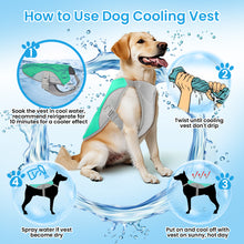 Load image into Gallery viewer, MASBRILL Dog Cooling Vest,Dog Summer Cooling Shirts with Reflective Stripe for Outdoor Training Hiking and Camping | Breathable,Lightweight and UV Protection