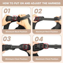 Load image into Gallery viewer, MASBRILL Reflective Dog Harness No Pull Dog Vest Harness with Handle, Breathable Padded Dog Chest Harness Adjustable for Medium Dog-Blue