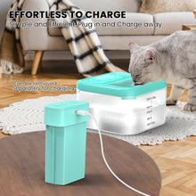 Load image into Gallery viewer, MASBRILL Wireless Cat Water Fountain 60oz/2L Automatic Water Dispenser For Pets Battery Operated Infrared Induction Pet Fountain BPA-Free
