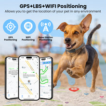 Load image into Gallery viewer, MASBRILL GPS Tracker for Dogs Activity Monitoring Upgrate Wireless Dog Fence Collar Waterproof Smart Tracking Device Mini Size Pet Tracker for 22-110lbs Dogs