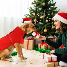 Load image into Gallery viewer, MASBRILL Dog Coat with Harness Built in, Waterproof & Reflective, Turtleneck Dog Jacket , Fleece Vest with Buckle - Coats for Large Dogs for Cold Weather