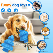 Load image into Gallery viewer, MASBRILL Christmas Tree Dog Chew Toy for Aggressive Chewers, Durable Dog Chew Toys Best Gift for Small to Large Dogs, Tough Holiday Dog Toys