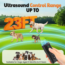 Load image into Gallery viewer, MASBRILL Ultrasonic Anti Barking Device, Handheld Dog Bark Deterrent Device Stops Bad Behavior, Alternative to painful dog shock collar