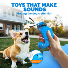 Load image into Gallery viewer, MASBRILL Dog Toys for Aggressive Chewers, Durable Chameleon Chew Toys for Small to Large Breeds-Interactive Toys with Fun Squeaky Sound for Boredom,Beef Flavor