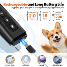 Load image into Gallery viewer, MASBRILL Ultrasonic Anti Barking Device, Handheld Dog Bark Deterrent Device Stops Bad Behavior, Alternative to painful dog shock collar