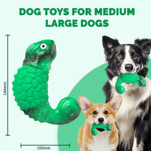 Load image into Gallery viewer, MASBRILL Dog Toys for Aggressive Chewers, Durable Chameleon Chew Toys for Small to Large Breeds-Interactive Toys with Fun Squeaky Sound for Boredom,Beef Flavor