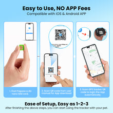 Load image into Gallery viewer, MASBRILL GPS Tracker for Dogs Activity Monitoring Upgrate Wireless Dog Fence Collar Waterproof Smart Tracking Device Mini Size Pet Tracker for 22-110lbs Dogs