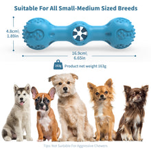 Load image into Gallery viewer, MASBRILL Interactive Dog Bone Toys , Treat Dispensing Toy for Aggressive Chewers,Rubber Funny Puzzle Toys for Small & Medium Dogs