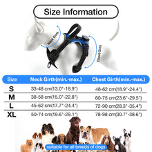 Load image into Gallery viewer, MASBRILL Light Up Dog Harness - No Pull Led Dog Harness Rechargeable Lighted Dog Harness for Night Walking Adjustable Glow Vest for Small Medium Large Dogs