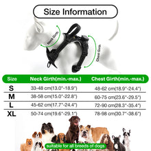Load image into Gallery viewer, MASBRILL Light Up Dog Harness - No Pull Led Dog Harness Rechargeable Lighted Dog Harness for Night Walking Adjustable Glow Vest for Small Medium Large Dogs