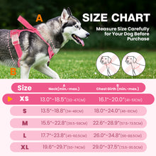 Load image into Gallery viewer, MASBRILL Reflective Dog Harness No Pull Dog Vest Harness with Handle, Breathable Padded Dog Chest Harness Adjustable for Medium Dog-Blue