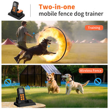Load image into Gallery viewer, MASBRILL Wireless 2-in-1 Dog Fence and Training System,Adjustable Control Range 30 to 990 Feet, Safe Effective No Randomly Over Correction