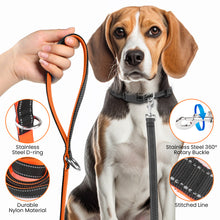 Load image into Gallery viewer, MASBRILL Dog Collar And Leash Set,Reflective Dog Collar With Dog Tag ,Soft Neoprene Padded Breathable ,Odour Resistant And Fast Drying Dog Leash+Dog Collar