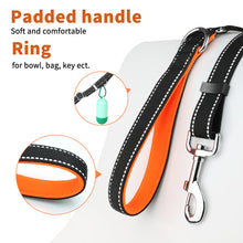 Load image into Gallery viewer, MASBRILL Reflective Dog Leash Adjustable Length (4-6 Feet) with Soft Padded Handle Nylon Dogs Leashes for Walking, Training Lead for Medium & Large Dogs, 1 Inch Wide,Blue