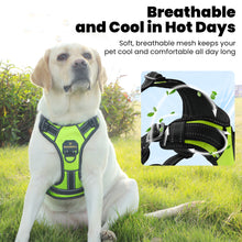 Load image into Gallery viewer, MASBRILL Dog Harness and Leash Set, No Pull Vest Harness, Reflective Adjustable Soft Padded Pet Harness with Handle for Small to Large Dogs