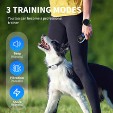 Load image into Gallery viewer, MASBRILL Dog Training Collar with Remote - Dog Shock Collar for Large Small Medium Dogs with 2600FT Remote, Rechargeable Dog Bark Collar with Beep/Vibration/Shock Modes, Security Lock, Rainproof