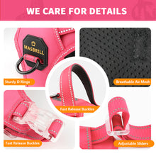 Load image into Gallery viewer, MASBRILL Reflective Dog Harness No Pull Dog Vest Harness With Handle,No Choke Adjustable Soft Padded Pet Vest for Small to Large Dogs