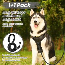 Load image into Gallery viewer, MASBRILL Dog Harness and Leash Set, No Pull Vest Harness, Reflective Adjustable Soft Padded Pet Harness with Handle for Small to Large Dogs