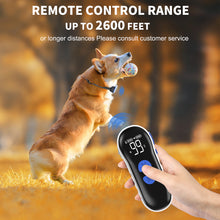 Load image into Gallery viewer, MASBRILL Dog Training Collar with Remote - Dog Shock Collar for Large Small Medium Dogs with 2600FT Remote, Rechargeable Dog Bark Collar with Beep/Vibration/Shock Modes, Security Lock, Rainproof