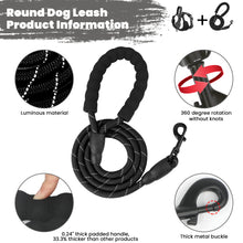 Load image into Gallery viewer, MASBRILL Dog Harness and Leash Set, No Pull Vest Harness, Reflective Adjustable Soft Padded Pet Harness with Handle for Small to Large Dogs