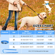 Load image into Gallery viewer, MASBRILL Dog Collar And Leash Set,Reflective Dog Collar With Dog Tag ,Soft Neoprene Padded Breathable ,Odour Resistant And Fast Drying Dog Leash+Dog Collar