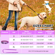 Load image into Gallery viewer, MASBRILL Dog Collar And Leash Set,Reflective Dog Collar With Dog Tag ,Soft Neoprene Padded Breathable ,Odour Resistant And Fast Drying Dog Leash+Dog Collar