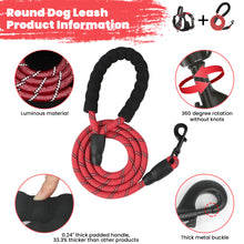 Load image into Gallery viewer, MASBRILL Dog Harness and Leash Set, No Pull Vest Harness, Reflective Adjustable Soft Padded Pet Harness with Handle for Small to Large Dogs