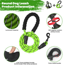 Load image into Gallery viewer, MASBRILL Dog Harness and Leash Set, No Pull Vest Harness, Reflective Adjustable Soft Padded Pet Harness with Handle for Small to Large Dogs