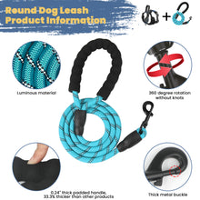 Load image into Gallery viewer, MASBRILL Dog Harness and Leash Set, No Pull Vest Harness, Reflective Adjustable Soft Padded Pet Harness with Handle for Small to Large Dogs