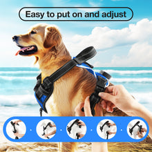 Load image into Gallery viewer, MASBRILL Light Up Dog Harness - No Pull Led Dog Harness Rechargeable Lighted Dog Harness for Night Walking Adjustable Glow Vest for Small Medium Large Dogs
