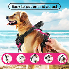 Load image into Gallery viewer, MASBRILL Light Up Dog Harness - No Pull Led Dog Harness Rechargeable Lighted Dog Harness for Night Walking Adjustable Glow Vest for Small Medium Large Dogs