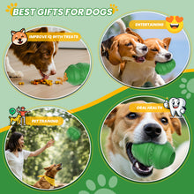 Load image into Gallery viewer, MASBRILL Fillable Dog Toys for Fetch & Chew, Interactive Dog Toys for Aggressive Chewers, Treat Dispener for Smart Dogs, Boredom Busters, Beef Flavored
