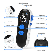 Load image into Gallery viewer, MASBRILL Dog Training Collar with Remote - Dog Shock Collar for Large Small Medium Dogs with 2600FT Remote, Rechargeable Dog Bark Collar with Beep/Vibration/Shock Modes, Security Lock, Rainproof