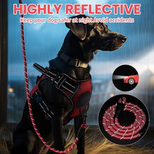 Load image into Gallery viewer, MASBRILL Dog Harness and Leash Set, No Pull Vest Harness, Reflective Adjustable Soft Padded Pet Harness with Handle for Small to Large Dogs
