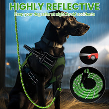 Load image into Gallery viewer, MASBRILL Dog Harness and Leash Set, No Pull Vest Harness, Reflective Adjustable Soft Padded Pet Harness with Handle for Small to Large Dogs