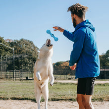 Load image into Gallery viewer, MASBRILL Interactive Dog Bone Toys , Treat Dispensing Toy for Aggressive Chewers,Rubber Funny Puzzle Toys for Small & Medium Dogs