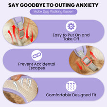 Load image into Gallery viewer, MASBRILL Cat & Dog Harness with Leash, Reflective Escape-Proof No-Pull Soft Vest, Easy to Wear for Walking, Traveling, Includes Pet Bells