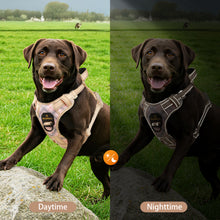 Load image into Gallery viewer, MASBRILL Reflective Dog Harness No Pull Dog Vest Harness with Handle, Breathable Padded Dog Chest Harness Adjustable for Medium Dog-Blue