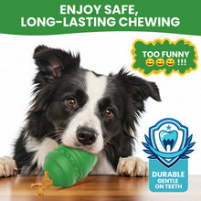 Load image into Gallery viewer, MASBRILL Fillable Dog Toys for Fetch & Chew, Interactive Dog Toys for Aggressive Chewers, Treat Dispener for Smart Dogs, Boredom Busters, Beef Flavored