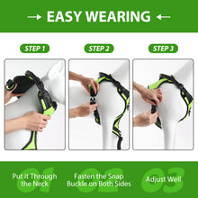 Load image into Gallery viewer, MASBRILL Dog Harness and Leash Set, No Pull Vest Harness, Reflective Adjustable Soft Padded Pet Harness with Handle for Small to Large Dogs