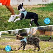 Load image into Gallery viewer, MASBRILL Cat & Dog Harness with Leash, Reflective Escape-Proof No-Pull Soft Vest, Easy to Wear for Walking, Traveling, Includes Pet Bells