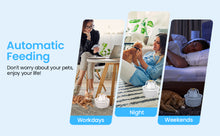 Load image into Gallery viewer, MASBRILL Pet Fountain - Cat Water Fountain Indoor, Automatic Water Fountain for Cats and Dogs,25oz/1000ml Cat Dog Water Dispenser with Measuring Scale and Filter White