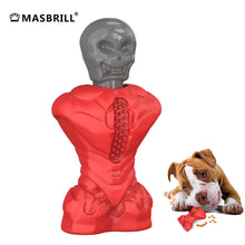 Load image into Gallery viewer, MASBRILL Halloween Skull Dog Toys– Durable Dog Toys for Aggressive Chewers & Chew Toy Non-Toxic, Pet Safe Toys, Food Safe Natural Rubber