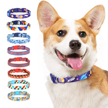 Load image into Gallery viewer, MASBRILL Dog Collar for Medium Dogs, Durable Nylon Dog Collars with Colorful Desige, Eyecatcher Looking and Comfortable Dog Collar