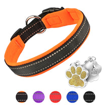 Load image into Gallery viewer, MASBRILL Dog Collar for Small Medium Large Dog with Tag Reflective Soft Neoprene Padded Breathable and Adjustable Collar, Odour Resistant and Fast Drying