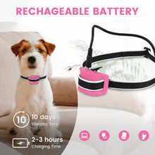 Load image into Gallery viewer, MASBRILL Small Dog Bark Collar, No Bark Collars Anti Barking Collar for Small Dogs Small Most Humane Stop Barking Collar Rechargeable Bark Collar with 7 Sensitivity and Intensity Beep Vibration (Pink)